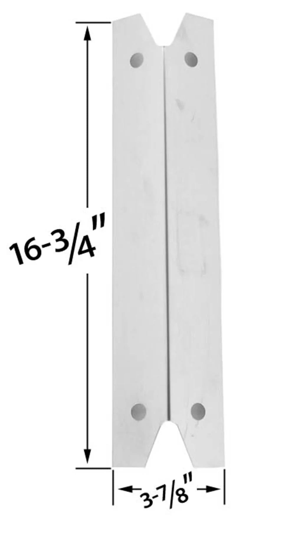 Replacement Heat Plate for Brinkmann 810-4580-SizeB, (5-PK) Gas Grill Models