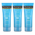 HydroBoost Moisturizing Water Gel SizeunscreenLotion Oil Free(3 Pack 3 OZ Per Pack)