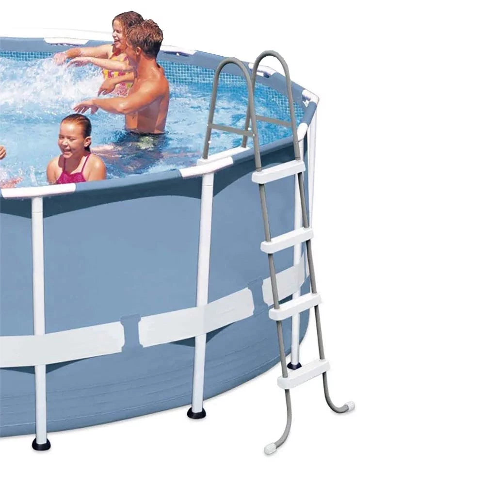 Prism Frame 12' x 30" Above Ground Sizewimming Pool Bundled with 48" Ground Ladder