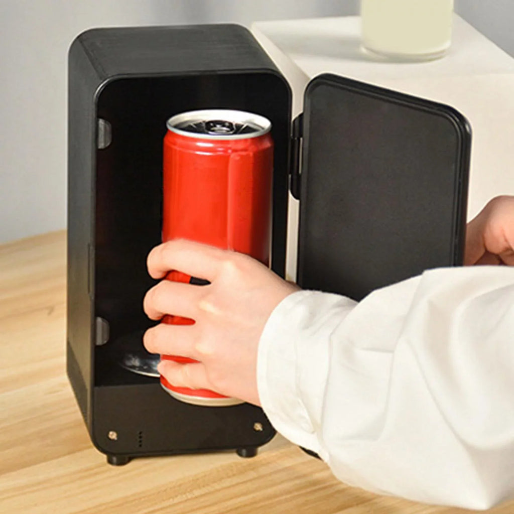 Personal Mini USizeB Fridge , coffee with water Milk and Warmer, Makeup Fridge, for Home Bedroom Office Car Dorm