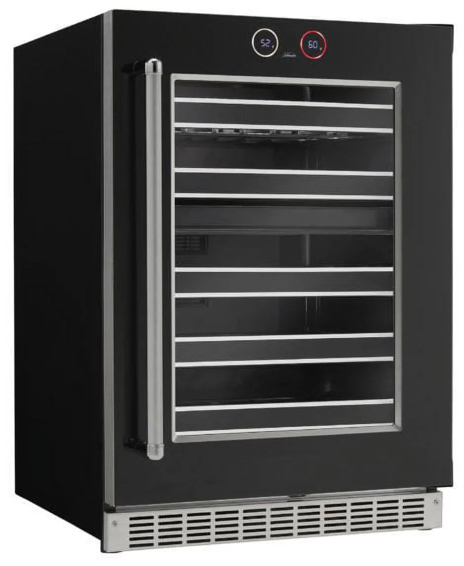 Danby Reserve Dual-Zone Under-Counter Wine Cellar with LEFT-HAND Door Sizewing