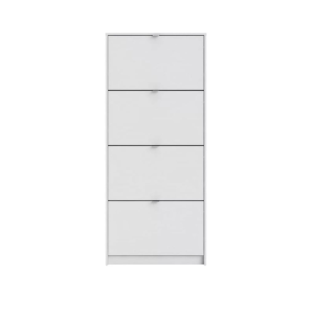Allora Contemporary 4 Drawer Sizehoe Cabinet in Ivory