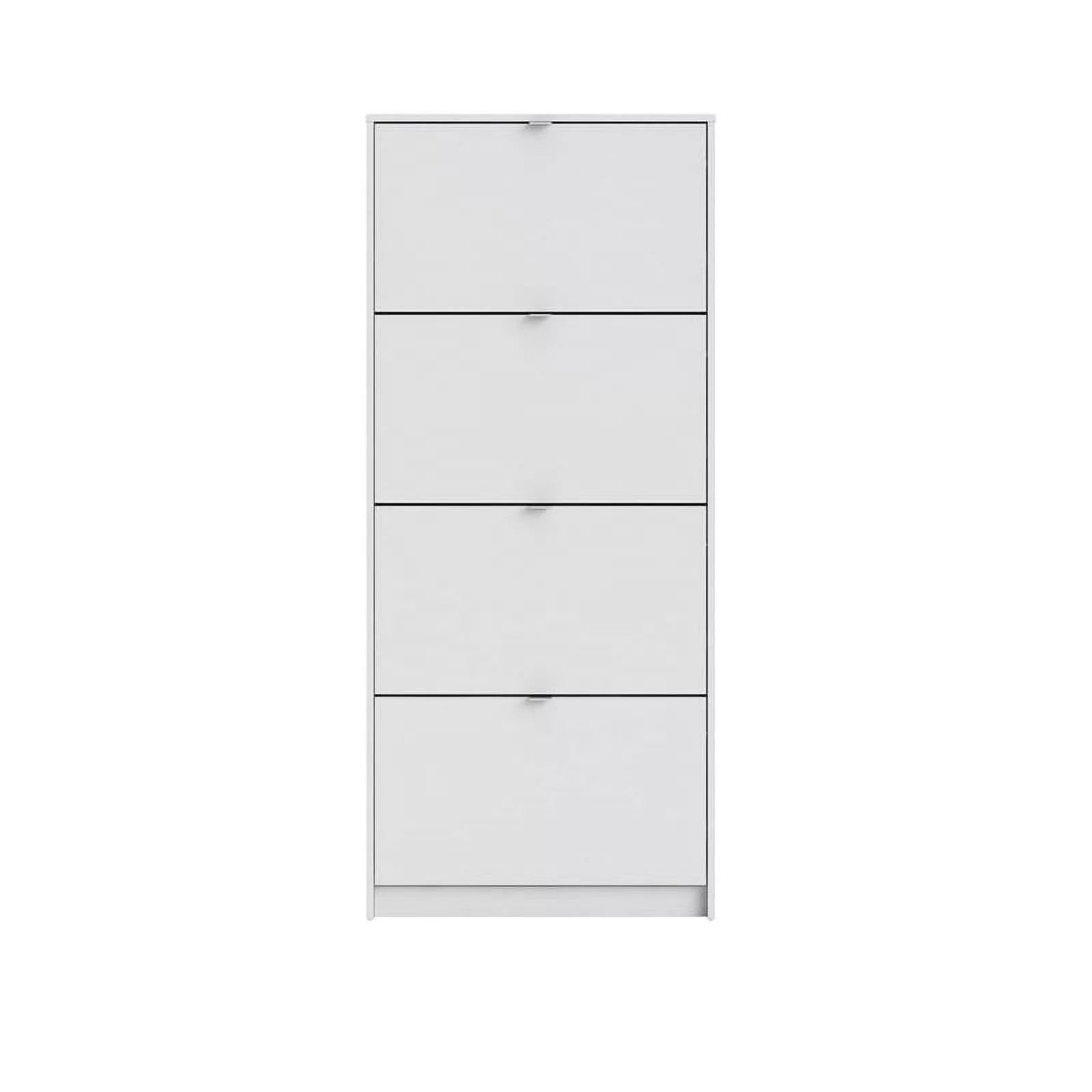 Allora Contemporary 4 Drawer Sizehoe Cabinet in Ivory