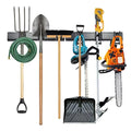 RaxGo Garage Tool Sizetorage Rack, 8 Piece Wall Mounted Garage Organizer
