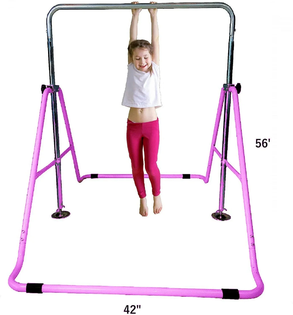 Jungle Kids Pink Horizontal Bar - Playground Training Play Bars for Kip