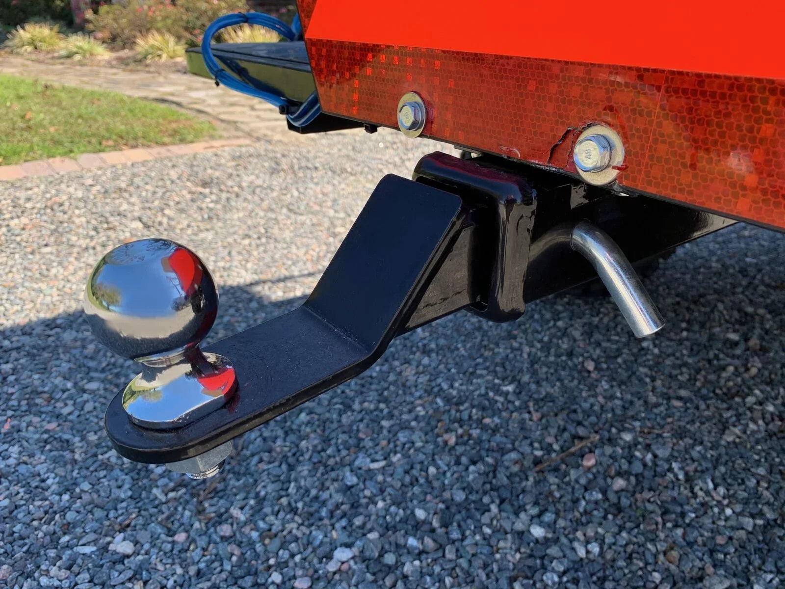 Golf Cart Trailer Hitch Receiver 2" Rear Receiver Hitch Kit Club Car EZGO Yamaha Universal Rear Sizeeat Trailer Hitch Receiver