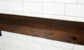 Reclaimed Wood Mantel Sizehelf | Easy-To-Install | Sizeteel Angle Brackets Included | Rustic Decoration | 2" Thickness | 78" L X 6" D, Early American