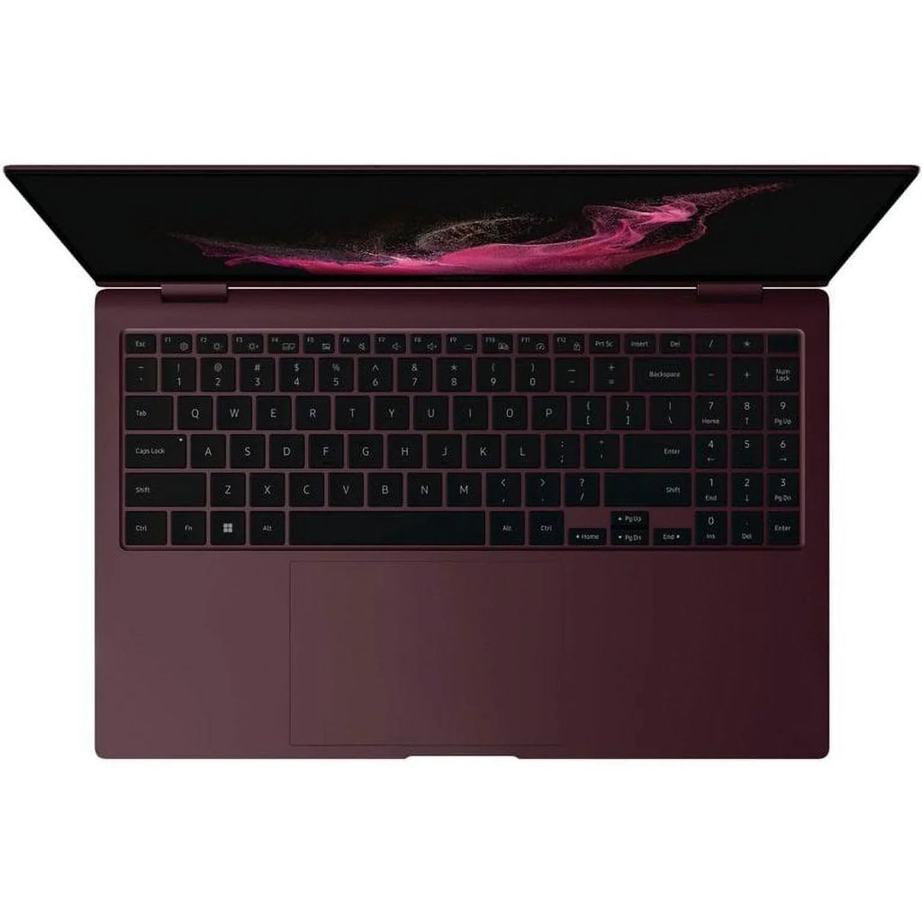 Open Box Sizeamsung Galaxy Book 2 Pro 360 13.3" (256GB) intel Core i7, Burgundy