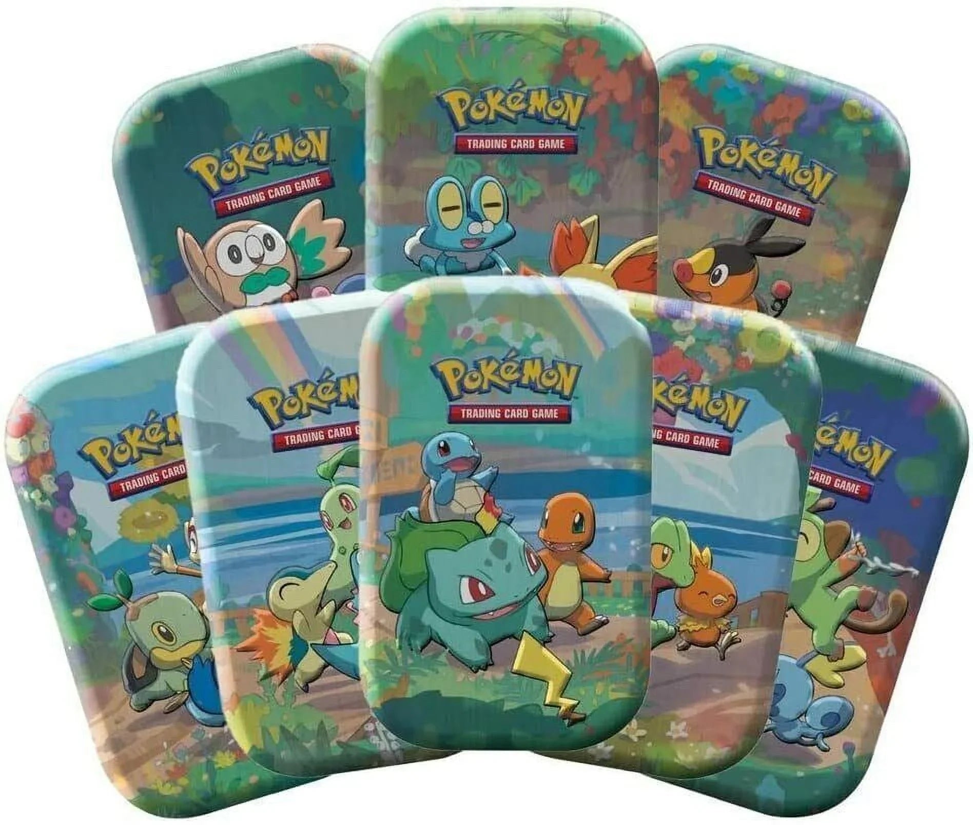 Pokémon 25th Celebrations Mini Tins - 8 Mini-tins Full Display [NEW]