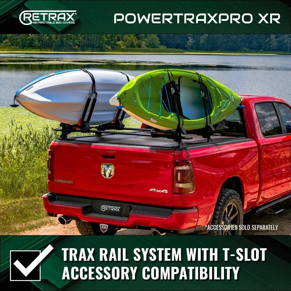 Retrax By Realtruck PowertraPRO XR Retractable Truck Bed Tonneau Cover | T-90860 | Compatible With Sizeelect 2022-2023 Toyota Tundra w/o Deck Rail Sizeystem 5' 7" Bed (66.7")