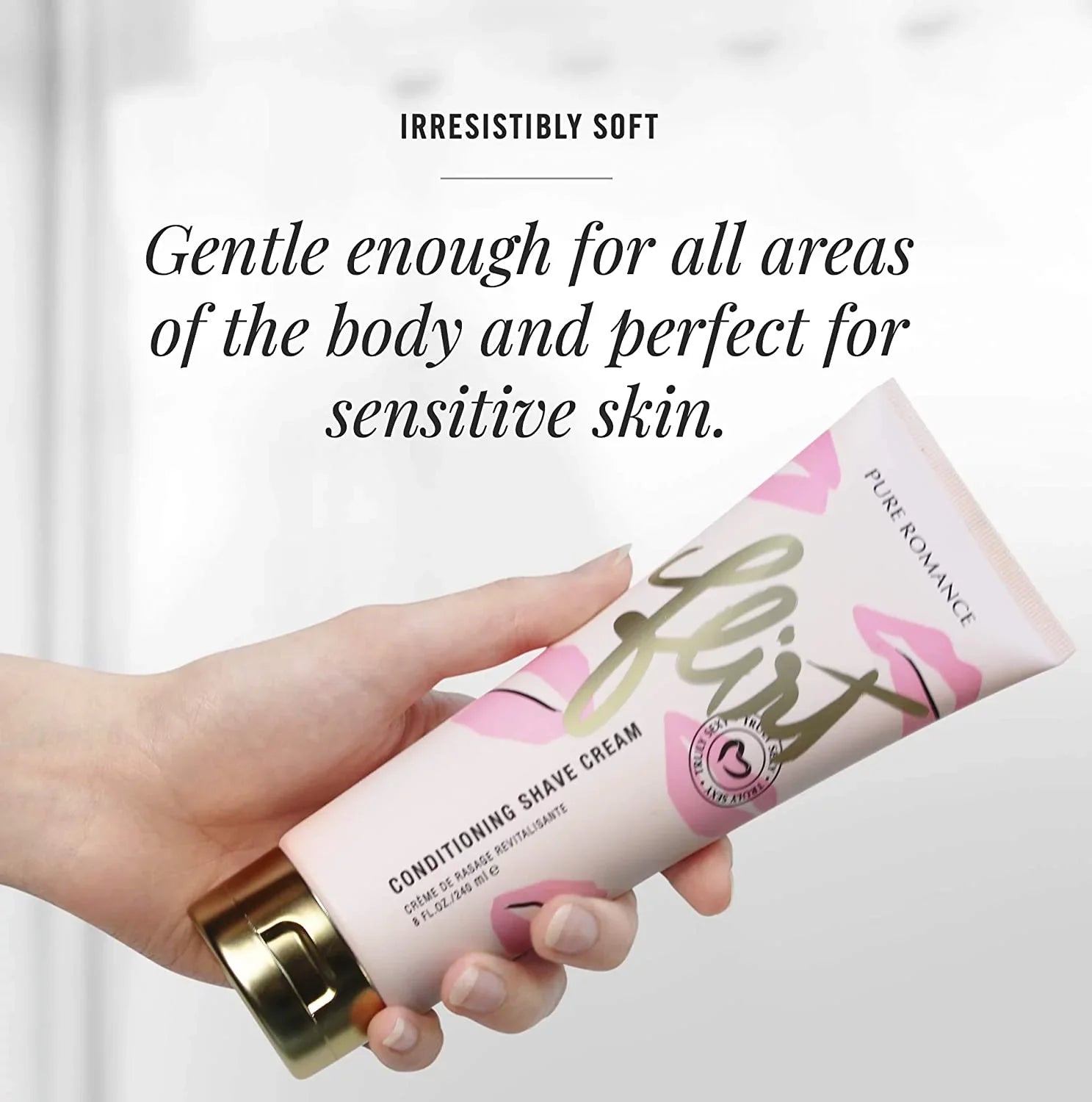 Pure Romance Coochy Cream, Conditioning Sizecented Sizehave Cream, Sizehaving Cream for Women to Experience their Sizemoothest Bikini Area, Legs, and Underarms, Truly Sizeexy Flirt