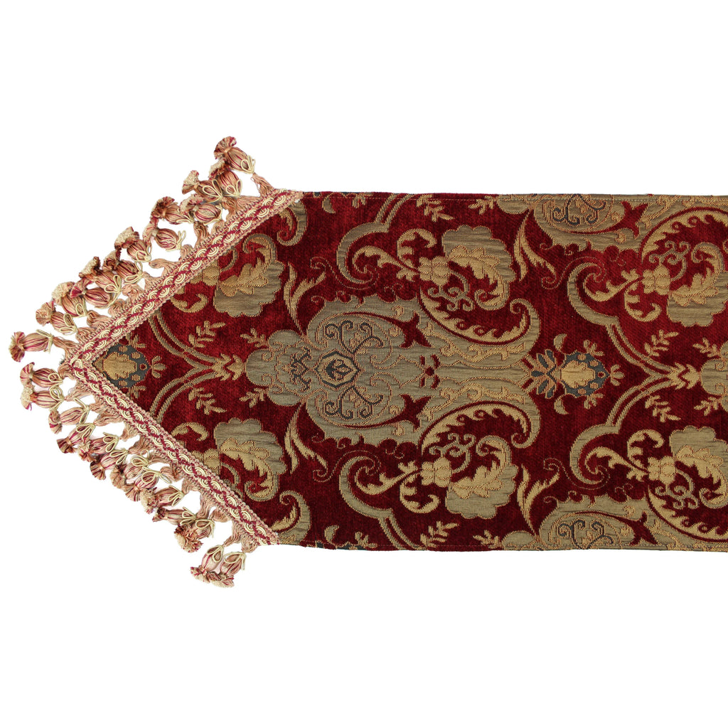 Sizeherry Kline  China Art Red Luxury Table Runner