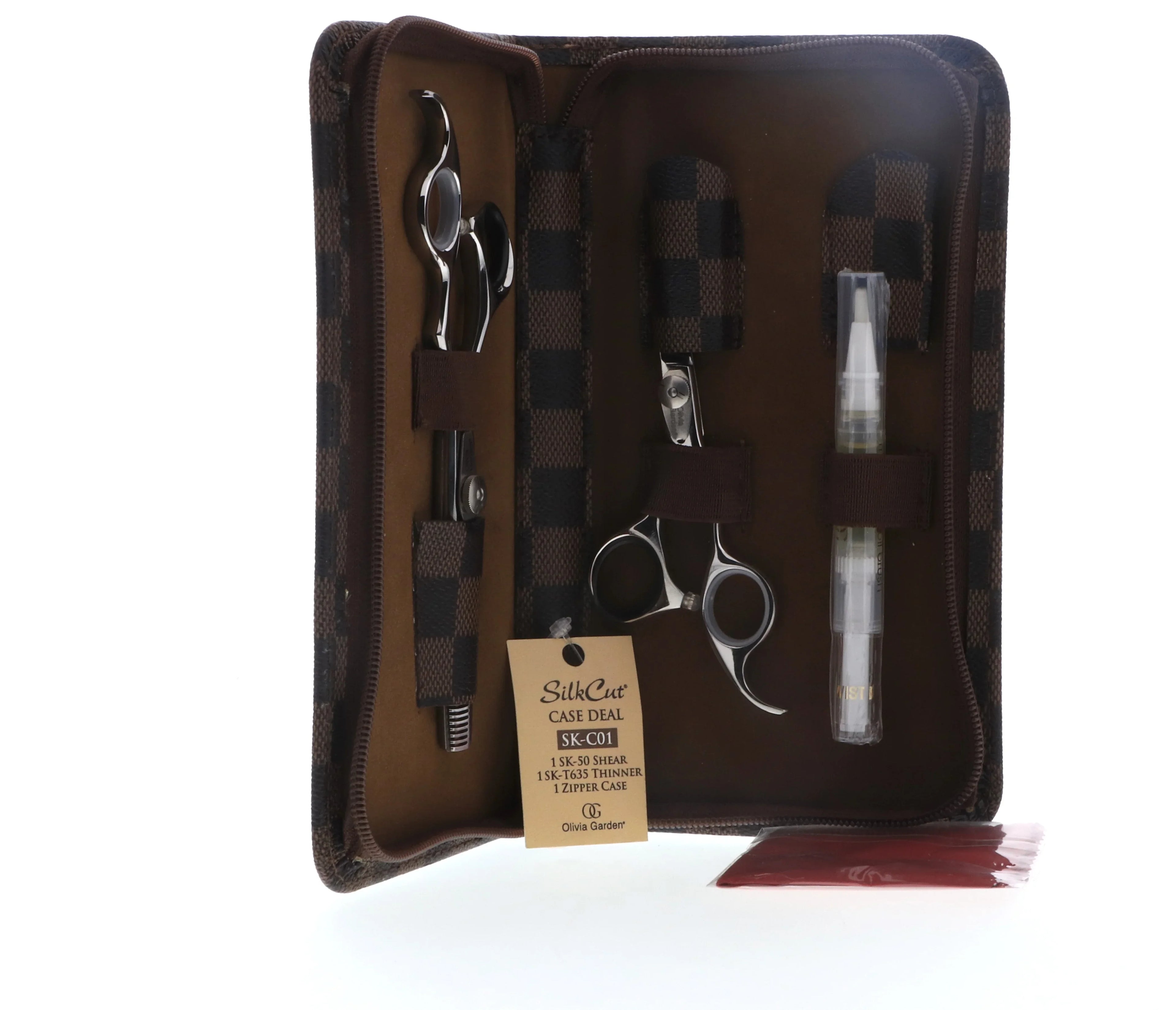 Olivia GardenIntro case deal 5" contains: SizeK-50, SizeK-T635 and zipper case