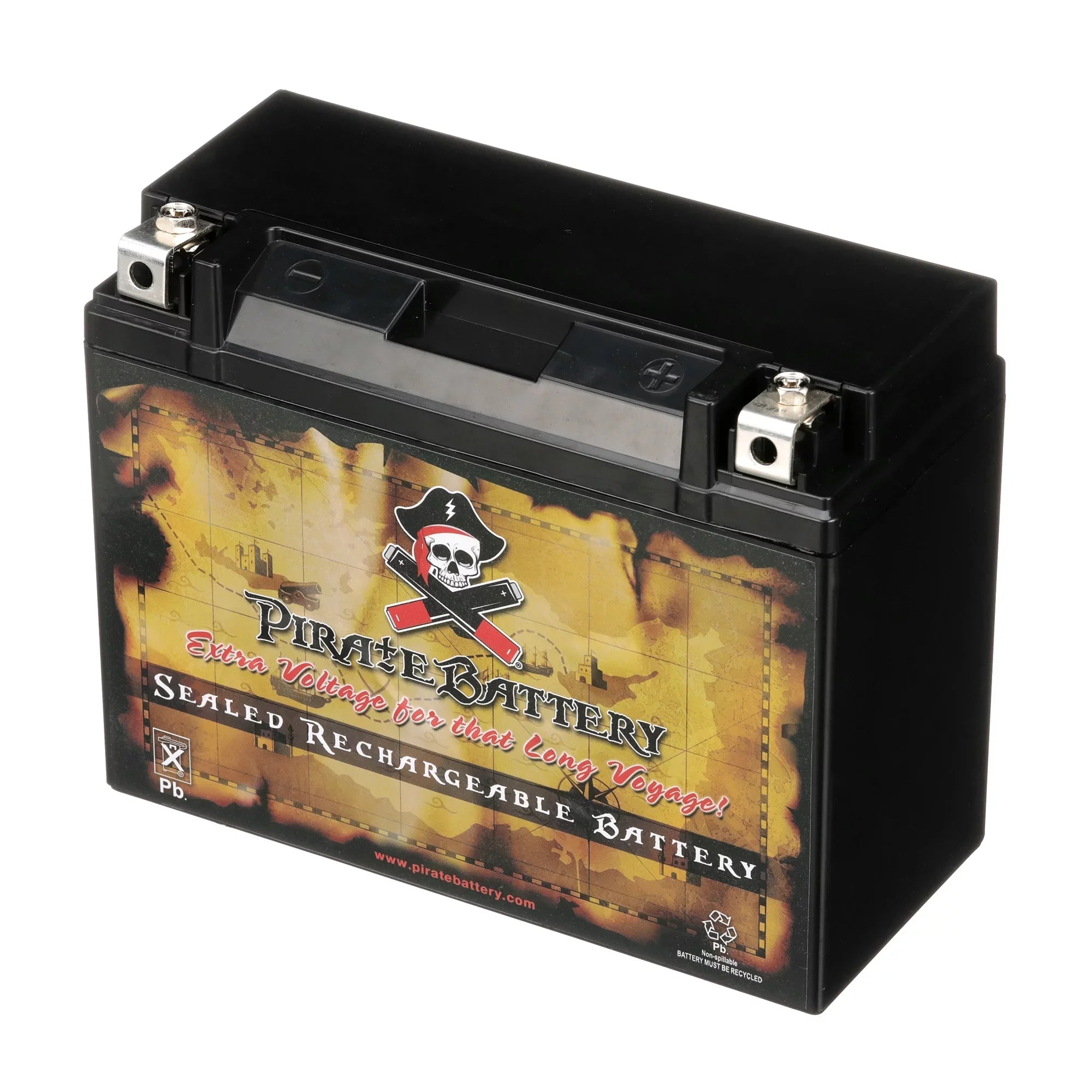 Pirate Battery Y50-N18L-A3 (50-N18L-A3 12 Volt,20 Ah, 260 CCA) Motorcycle Battery for Yamaha 1300cc Xvz13 Venture/royale 1987