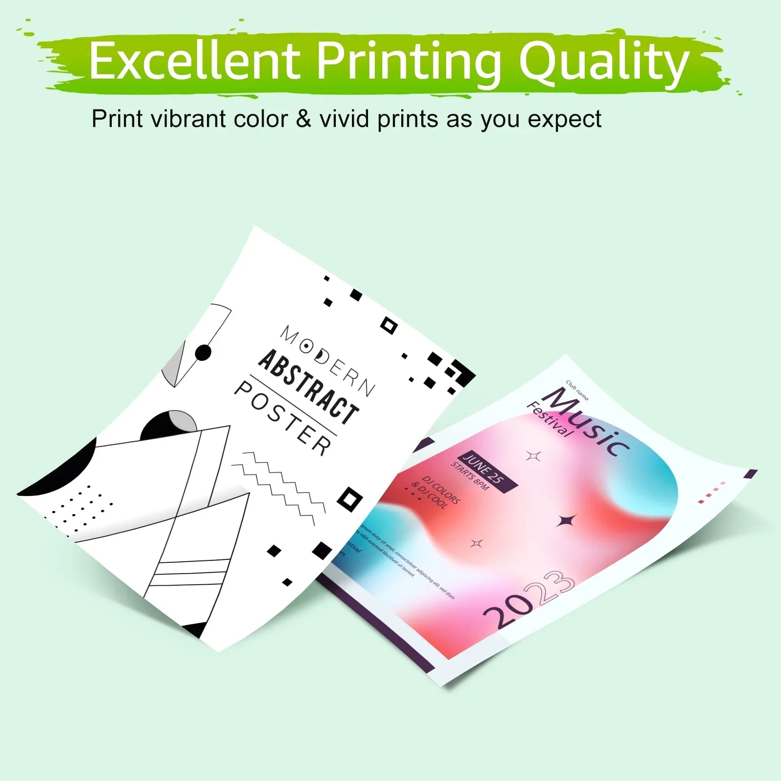 GREENCYCLE 62XL Ink Cartridges Replacement for HP High Yield 62 XL Compatible with Envy 5540 5640 5660 7644 7645 OfficeJet 5740 8040 OfficeJet 200 250 (2 Tri-Color)