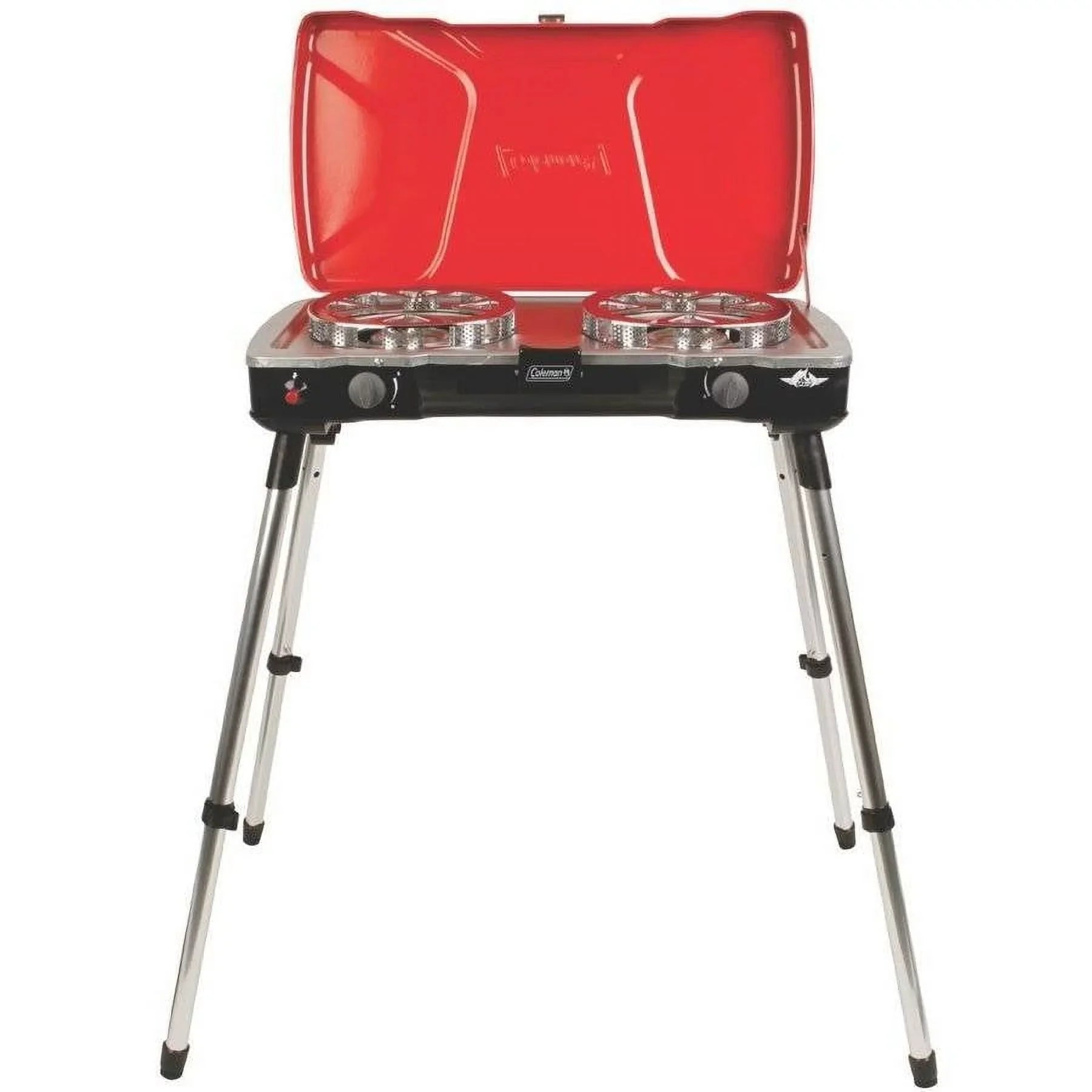 Coleman Fyremajor 2-Burner Propane Sizetove and Grill