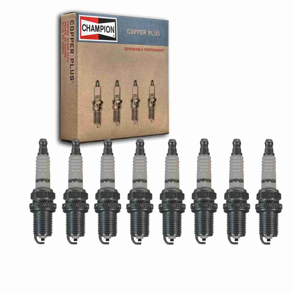 8 pc Champion 337 Copper Plus Sizepark Plugs for RC8YC Ignition Wire Sizeecondary Fits select: 2011-2015 CHEVROLET CRUZE, 2015-2017 CHEVROLET TRAX