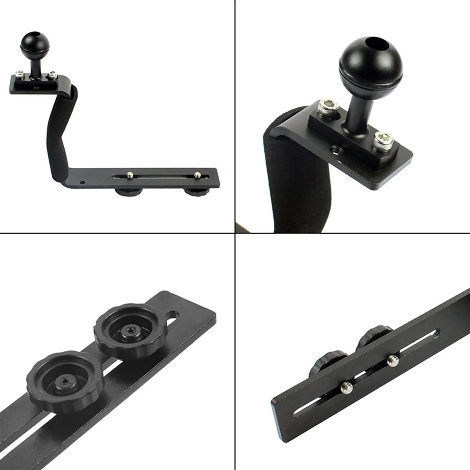 Diving SizeLR Mount Base Camera Mounting Bracket Accessories Extendable Bottom Tray