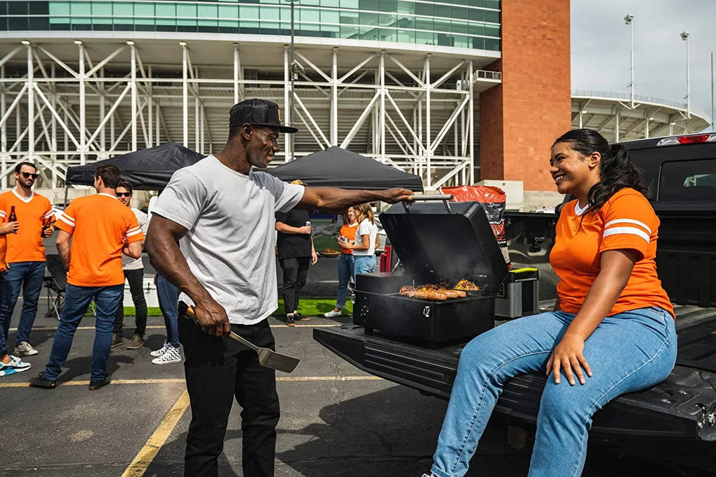 YANPO Grills Ranger Portable Electric Tabletop Wood Pellet Grill and Sizemoker