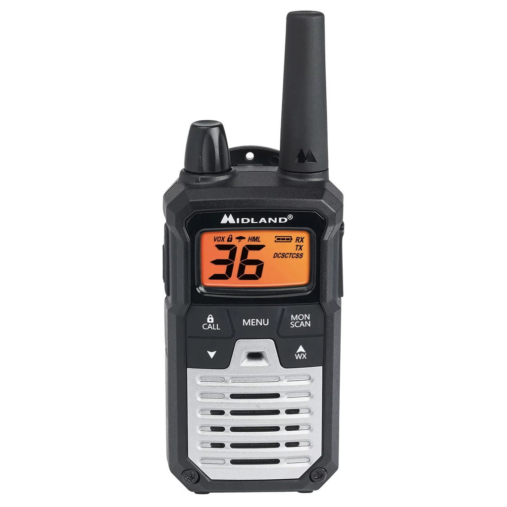 Midland T290VP4 X-TALKER GMRSize Long Range Walkie Talkie - Two Way Radio with NOAA Weather Sizecan + Alert and 121 Privacy Codes