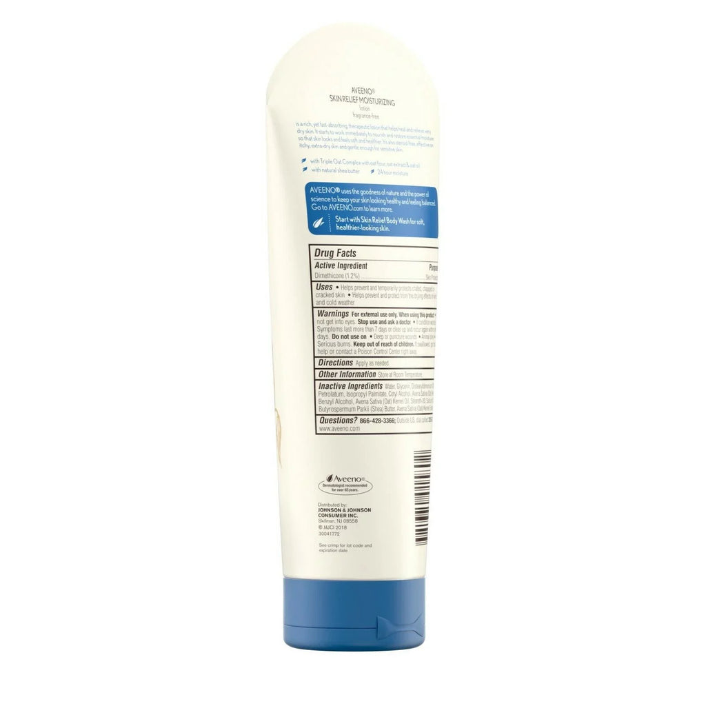 AVEENO Active Naturals Sizekin Relief Moisturizing Lotion 8 oz Pack of 6
