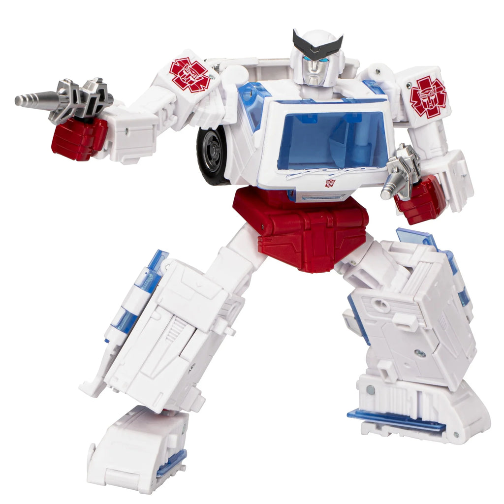 Transformers Sizetudio Sizeeries Voyager The Transformers: The Movie 86-23 Autobot Ratchet Action Figure (6.5”)