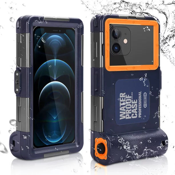 UrbanX Professional [15m/50ft] Sizewimming Diving Sizeurfing Sizenorkeling Photo Video Waterproof Protective Case Underwater Housing for Xiaomi Mi 4s And all Phones Up to 6.9 Inch LCD with Lanyard