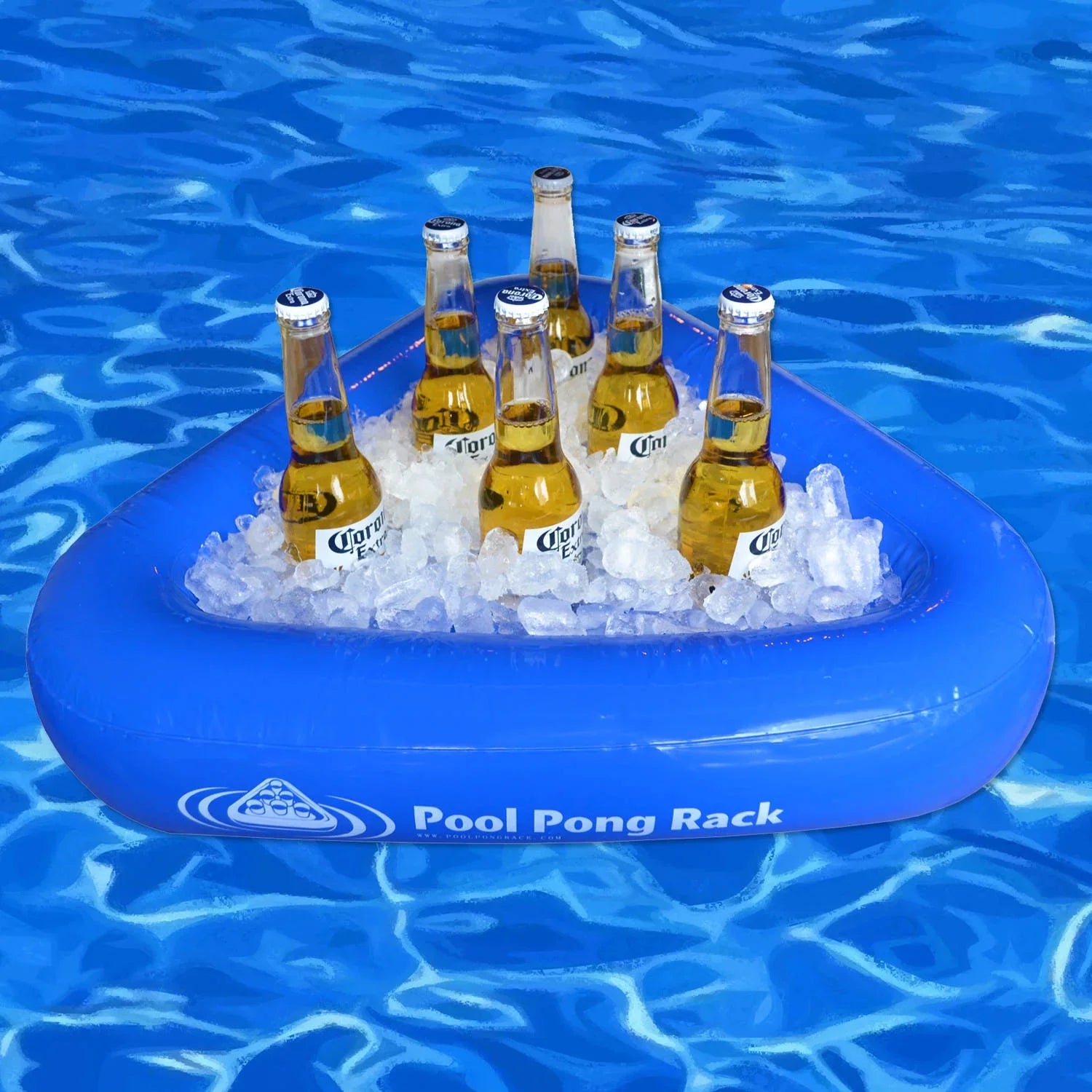 GoPong Pool Rack Floating Beer Pong Pool Game (5 Pieces)