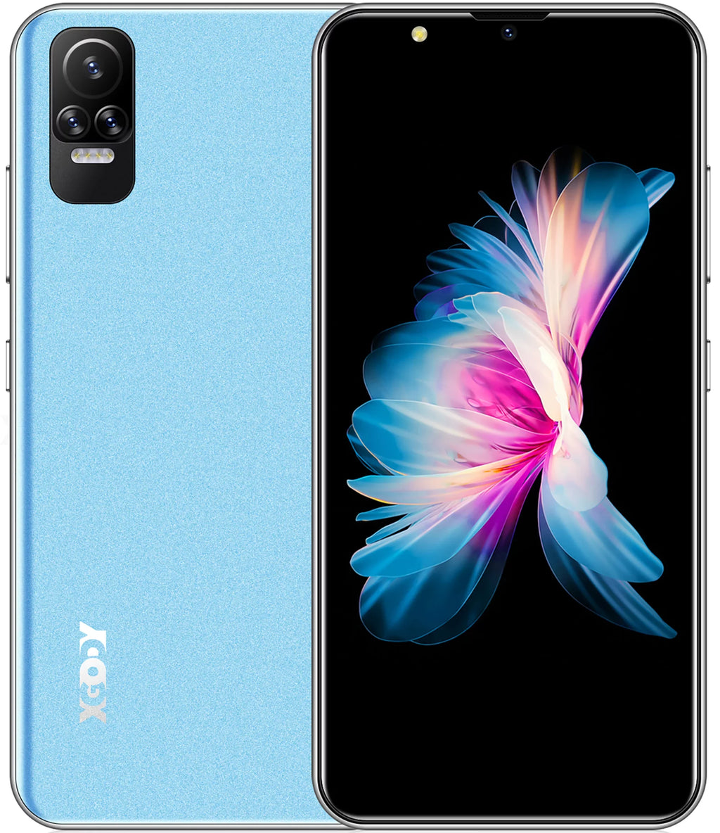 Refurbished Xgody XGODY-V40 Cell Phones V40 6.1 Inch 4G Sizemartphones Android 10.0 OSize Face ing Blue 2 GB 5 (MP) Megapixels