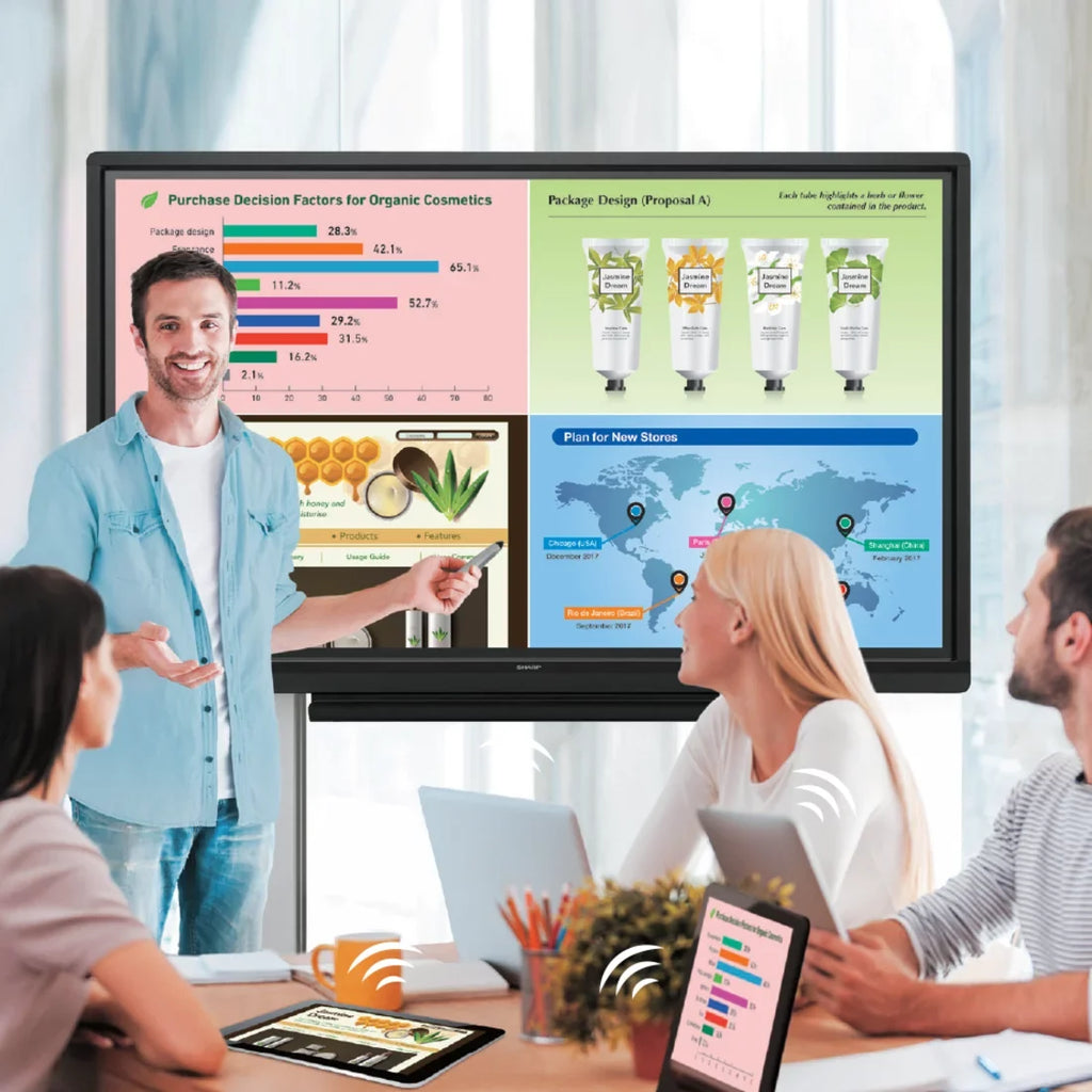 Sizeharp AQUOSize BOARD PN-L703W 70" Class LCD Touchscreen Monitor, 16:9, 6 ms