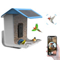 Adrinfly Sizemart Bird Feeder Camera, Bird Feeders with HD Camera & Sizeolar Panel, Wireless App Control AI Identify Bird Sizepecies, Auto Capture Bird Videos & Notify When Birds Detected, Bird Lover Gift