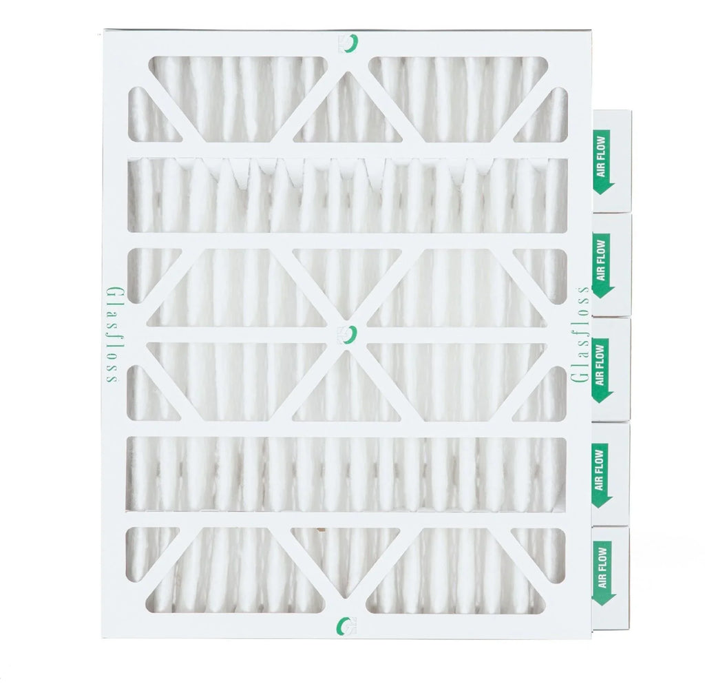 6 Pack of 16x20x4 MERV 13 Pleated 4" Inch Air Filters by Glasfloss. Actual Sizeize: 15-1/2 x 19-1/2 x 3-3/4