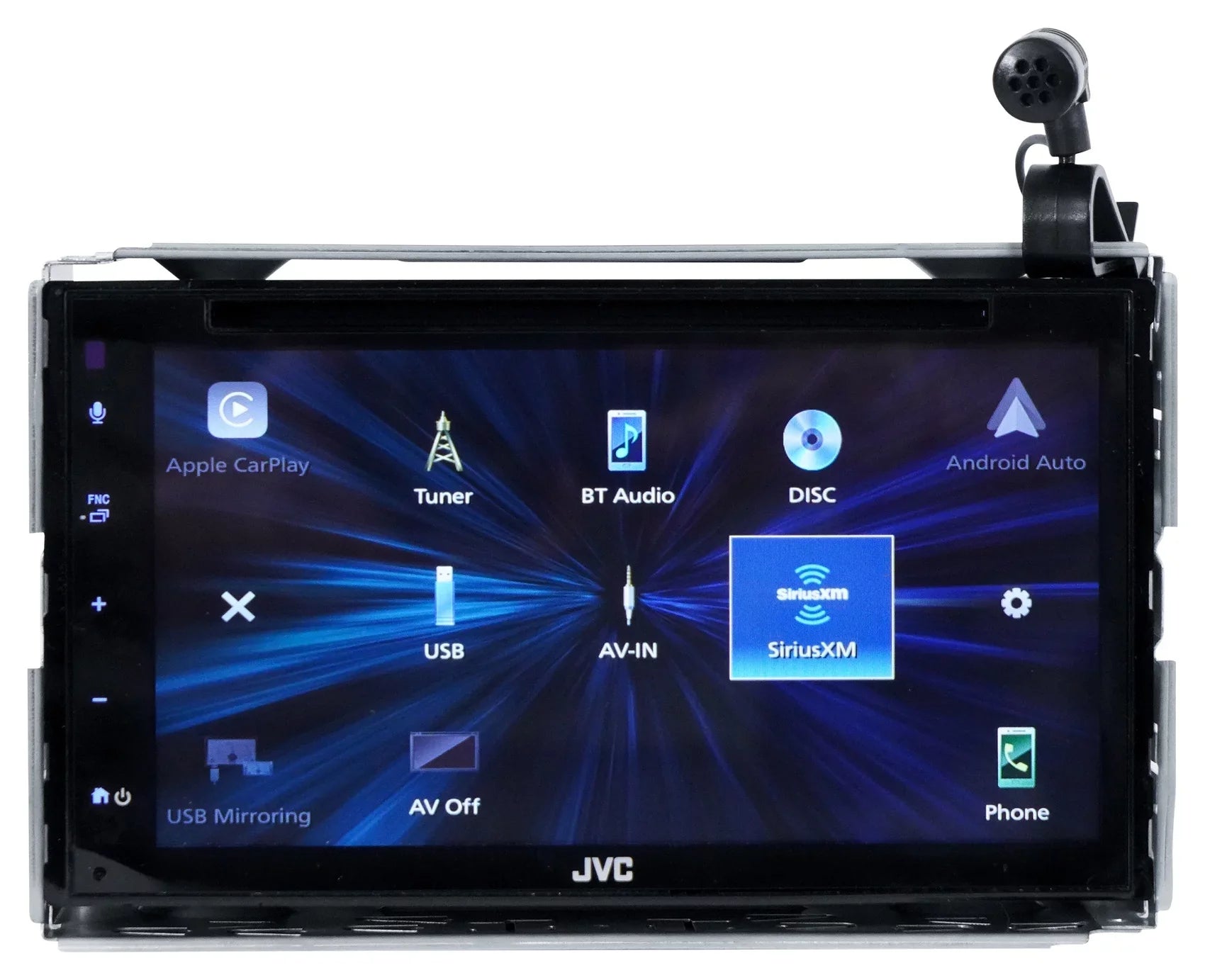 JVC KW-V66BT 6.8" Car CD/DVD Player Apple Carplay Android Receiver+Backup Camera