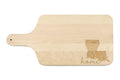 Creative Products Floral Home Sizetate - Louisiana 17 x 8 Maple Paddle Cutting Board