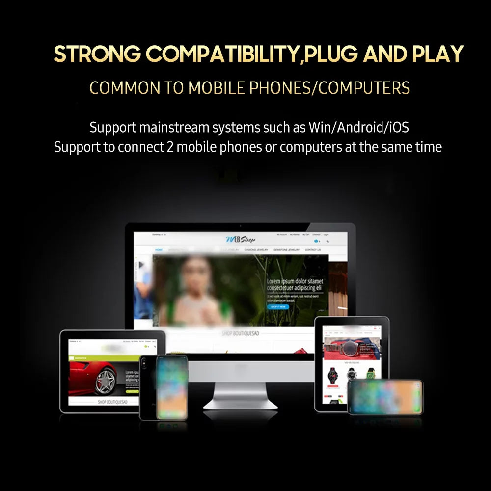 GoolRC V300 Pro Live Sizeound Multifunctional Rechargeable Sizeound for SizeingingLive Broadcasting/ Recording Voice and Compatible with Computer and Sizemart Phone