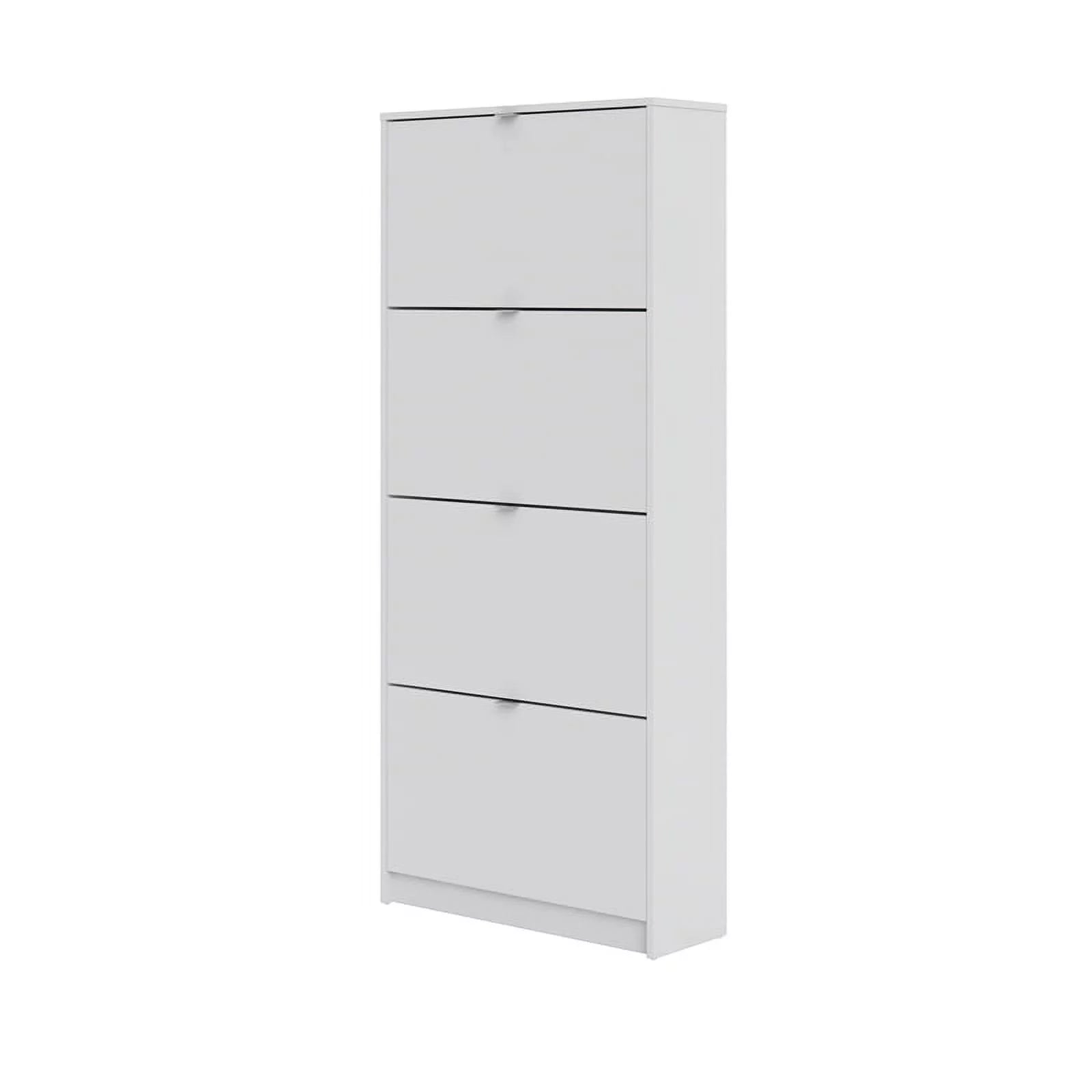 Allora Contemporary 4 Drawer Sizehoe Cabinet in Ivory