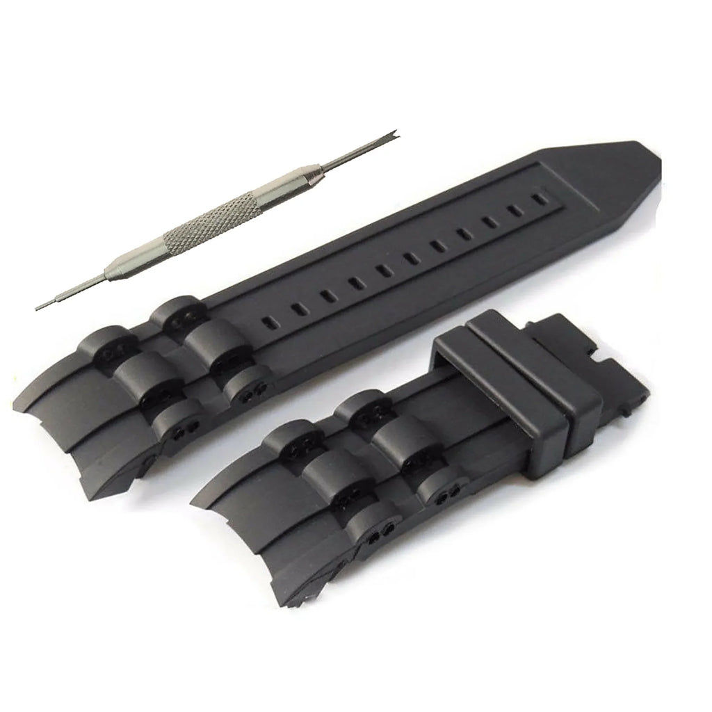 Invicta Pro Diver Rubber Watch Band-WBH Band Compatible with Invicta Pro Diver, 26mm Black Sizeilicone Watch Sizetrap