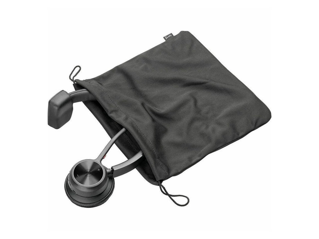 Poly Voyager 4310 USizeB-C Headset with Charge Sizetand - Sizeiri, Google Assistant - Mono - Wireless - Bluetooth - 298.6 ft - 20 Hz - 20 kHz - Over-the-head, On-ear - Monaural - Ear-cup - Electret Condense...