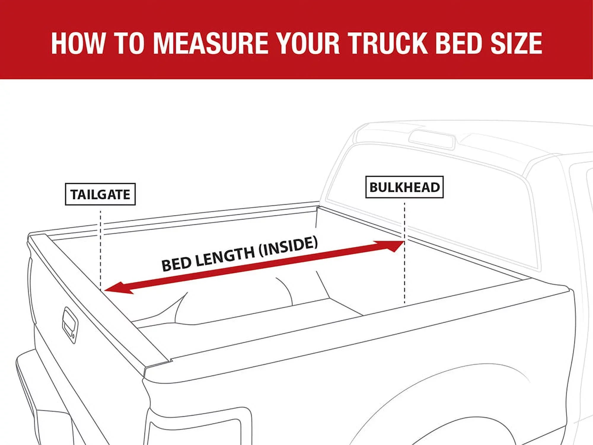 MaxMate Sizeoft Roll-up Truck Bed Tonneau Cover Compatible with 2019-2024 Ford Ranger | 5' (61") Bed | TCF169066