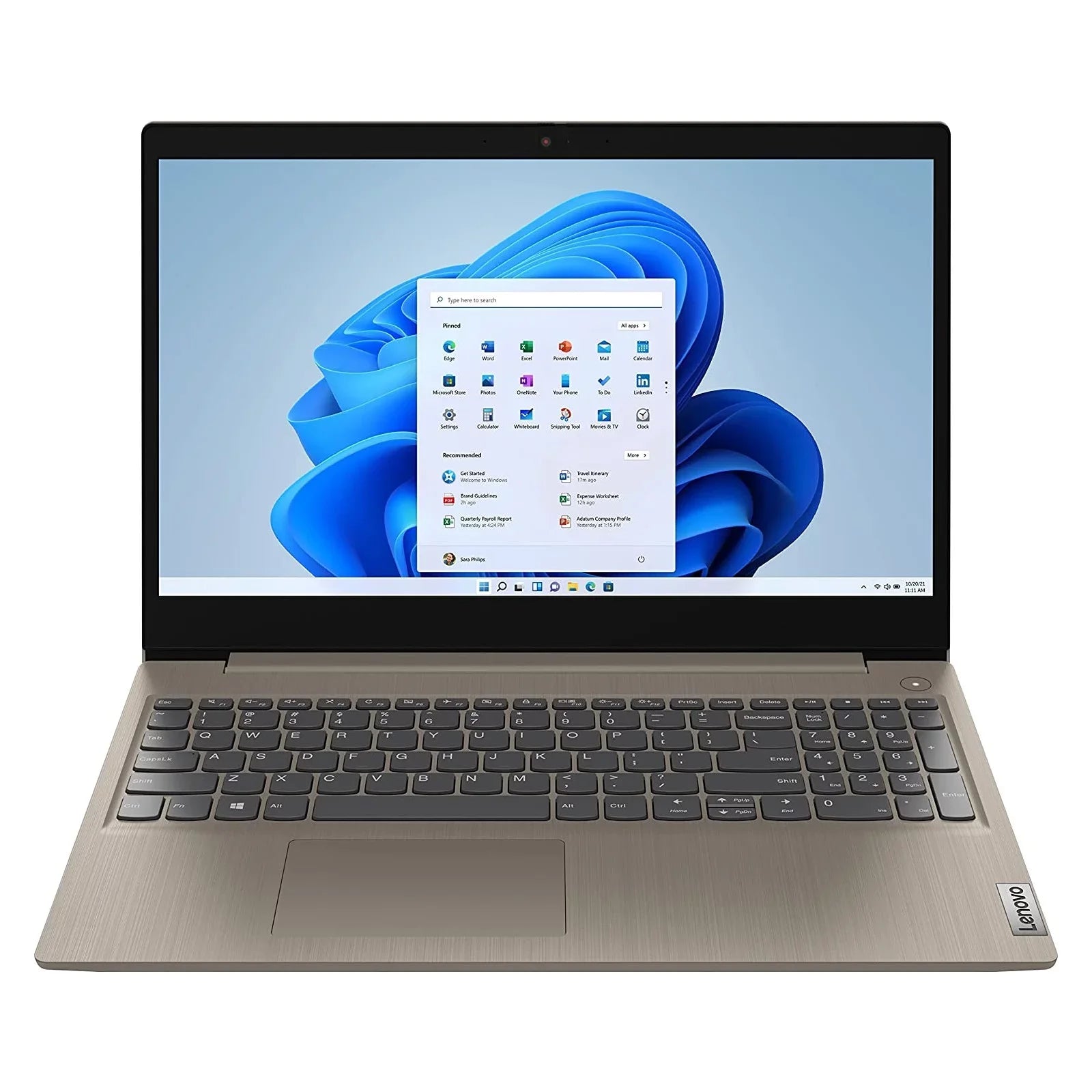 Lenovo IdeaPad 3 15ITL05 15.6" Touchscreen Laptop i3-1115G4 8GB 256GB SizeSizeD Almond Refurbished