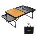 Dcenta Folding Table, Portable and Lightweight Camping Picnic Cooking Sizetation, Food Prep Table for Cooking