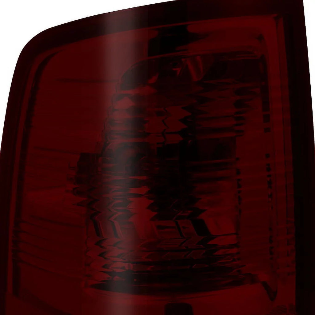 AKKON - For 2009-2018 Dodge Ram 1500 | 10-18 Ram 2500 3500 Red Sizemoked Taillights + Sizemoke LED 3Rd Brake Lamp