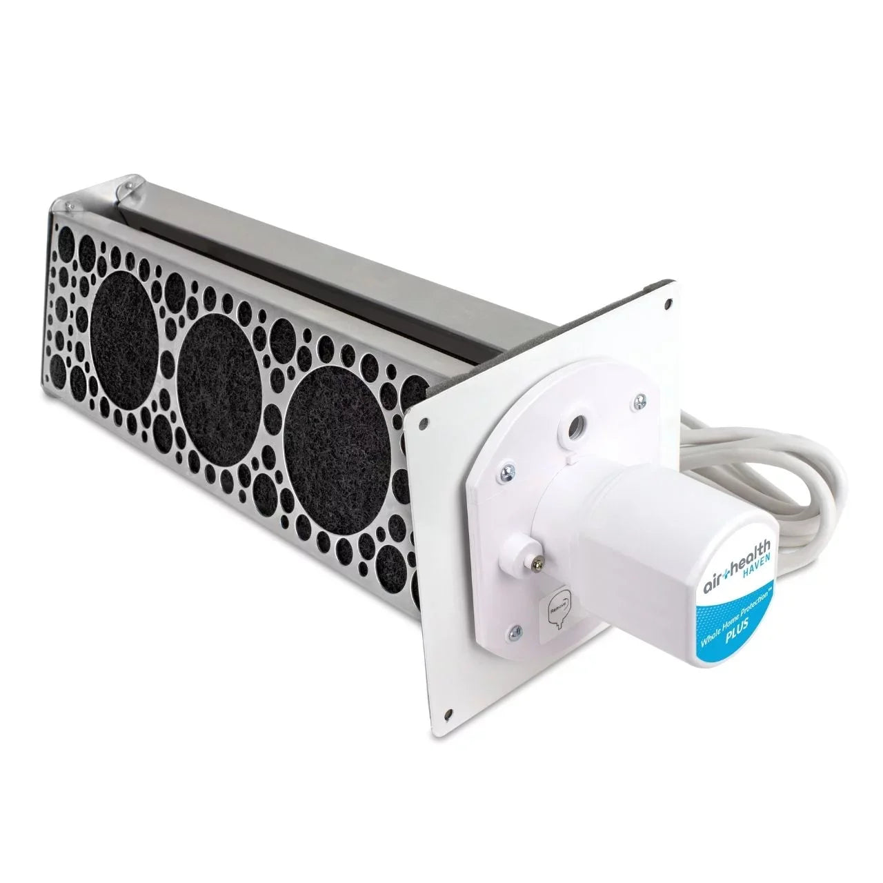 Air Health Haven Plus HVAC Air Purifier Features a Powerful UVC Lamp, PCO, Carbon Filters & Installs in as Little as 15 Min.