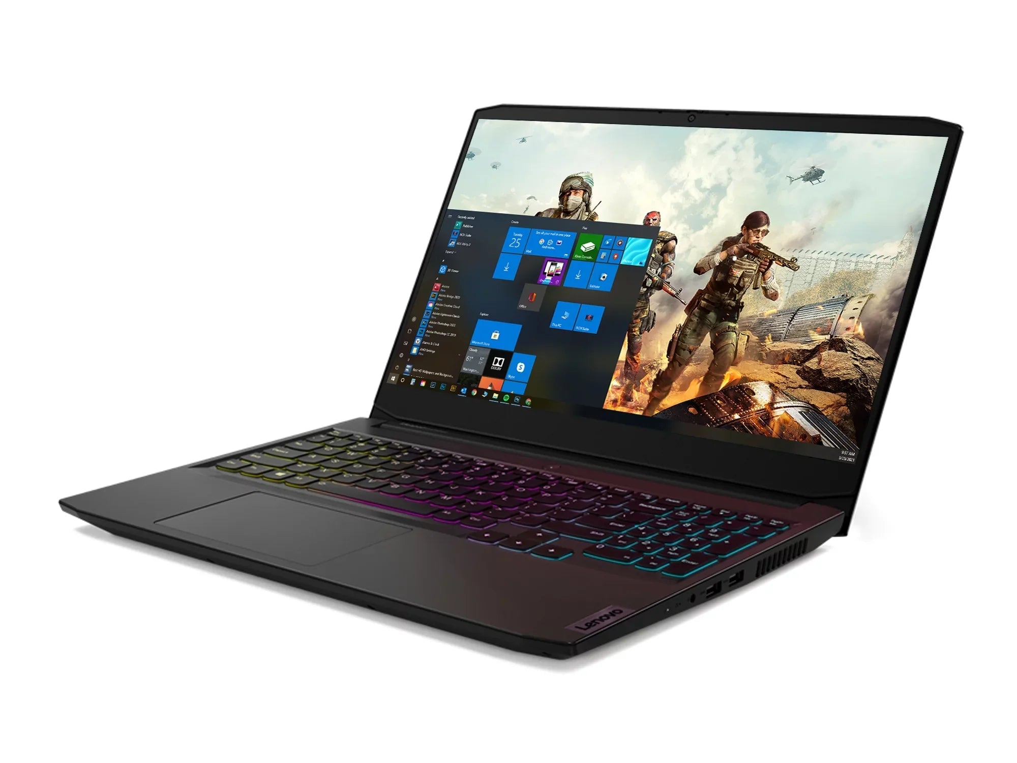 Lenovo IdeaPad 3 Gaming Laptop, 15.6" 120Hz FHD Display, AMD Ryzen 5 5600H Upto 4.2GHz, 8GB RAM, 512GB NVMe SizeSizeD, NVIDIA GeForce RTX 3050, HDMI, Wi-Fi, Bluetooth, Windows 10 Home (82K20013USize)