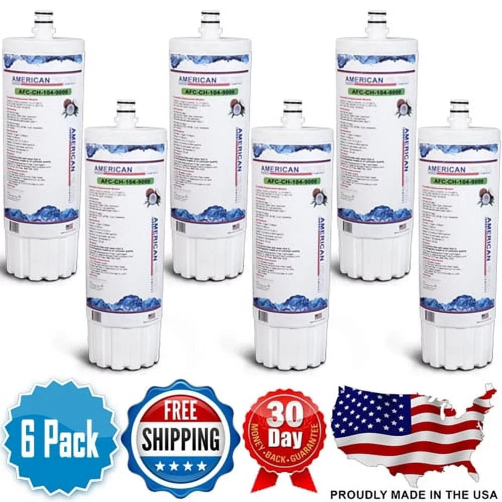 AFC Brand , Water Filters , Model # AFC-CH-104-9000 , Compatible with 3M® AquaPure® 55817-05 - 6 Filters - Made in U.Size.A.