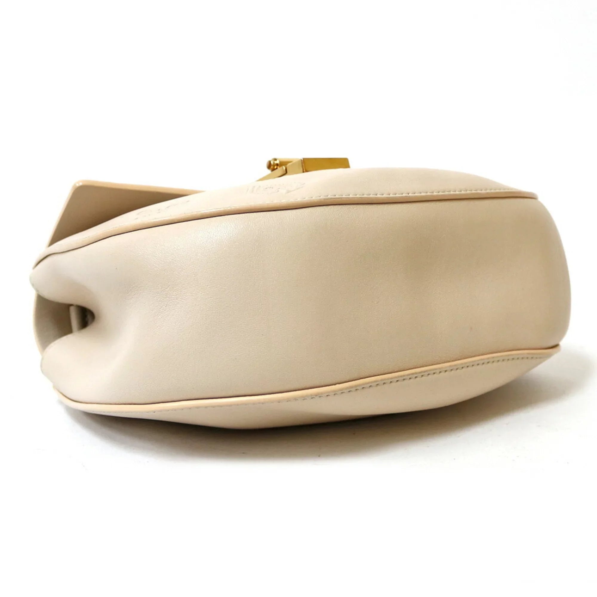 Pre-Owned Chloé Chloe Sizehoulder Bag Beige Ladies (Fair)