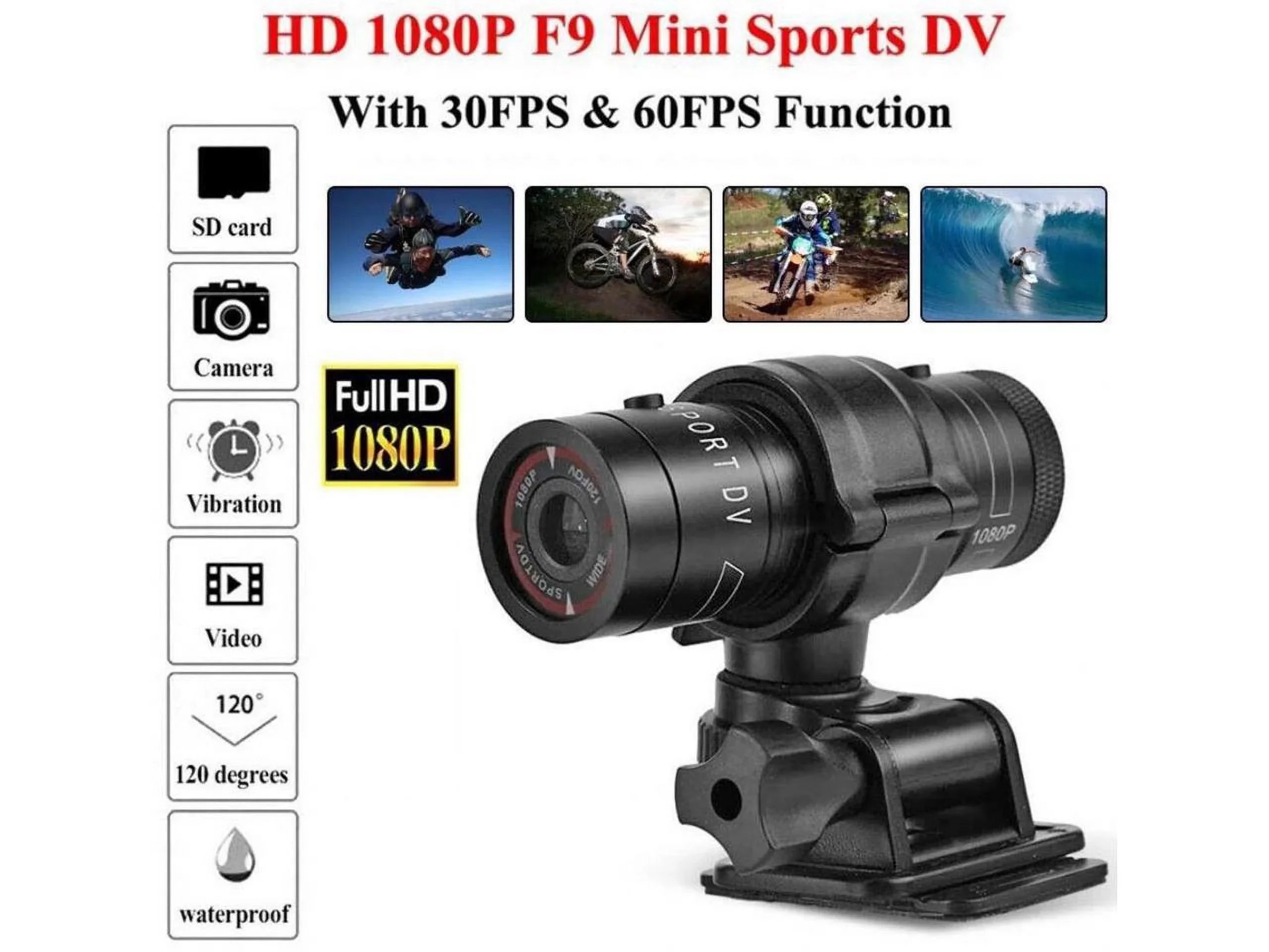 Bicycle helmet z10 flashlight dash cam Action Cameras, Helmet Camera, 1080P HD for Outdoor Sizeports Outdoor Extreme Adventure+32GB TF