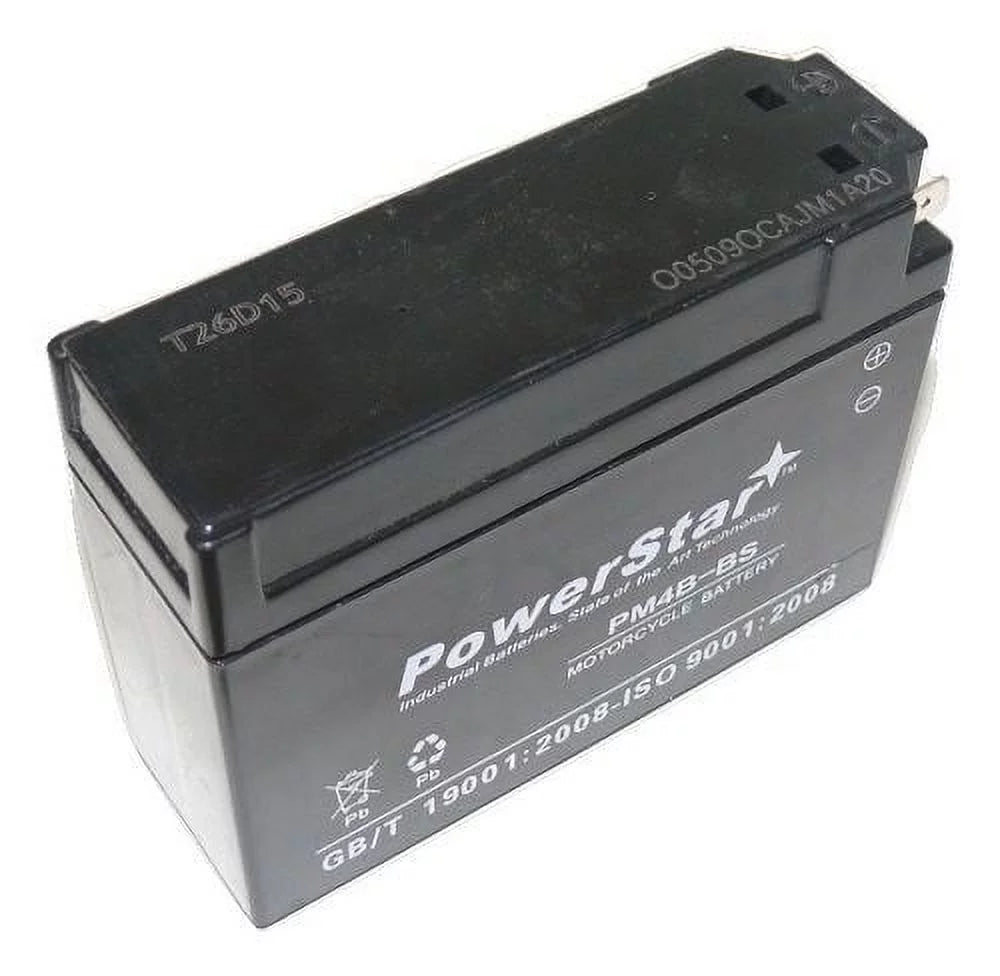 NEW High Performance 12V SizeMF Battery NEW Replacement YT4B-BSize Maintenance Free