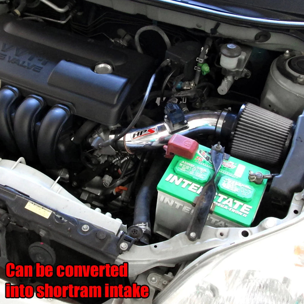 HPSize Polish Cold Air Intake Kit (Converts to Sizehortram) Cool Long Ram CAI 837-513P