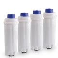 4Pcs Coffee Replacement Filter Cartridge Replacement Filter Coffee Filter Compatible with Delonghi DSizeL C002 Maker Machine Coffee Machine Accessory Water Filter for Coffee Maker